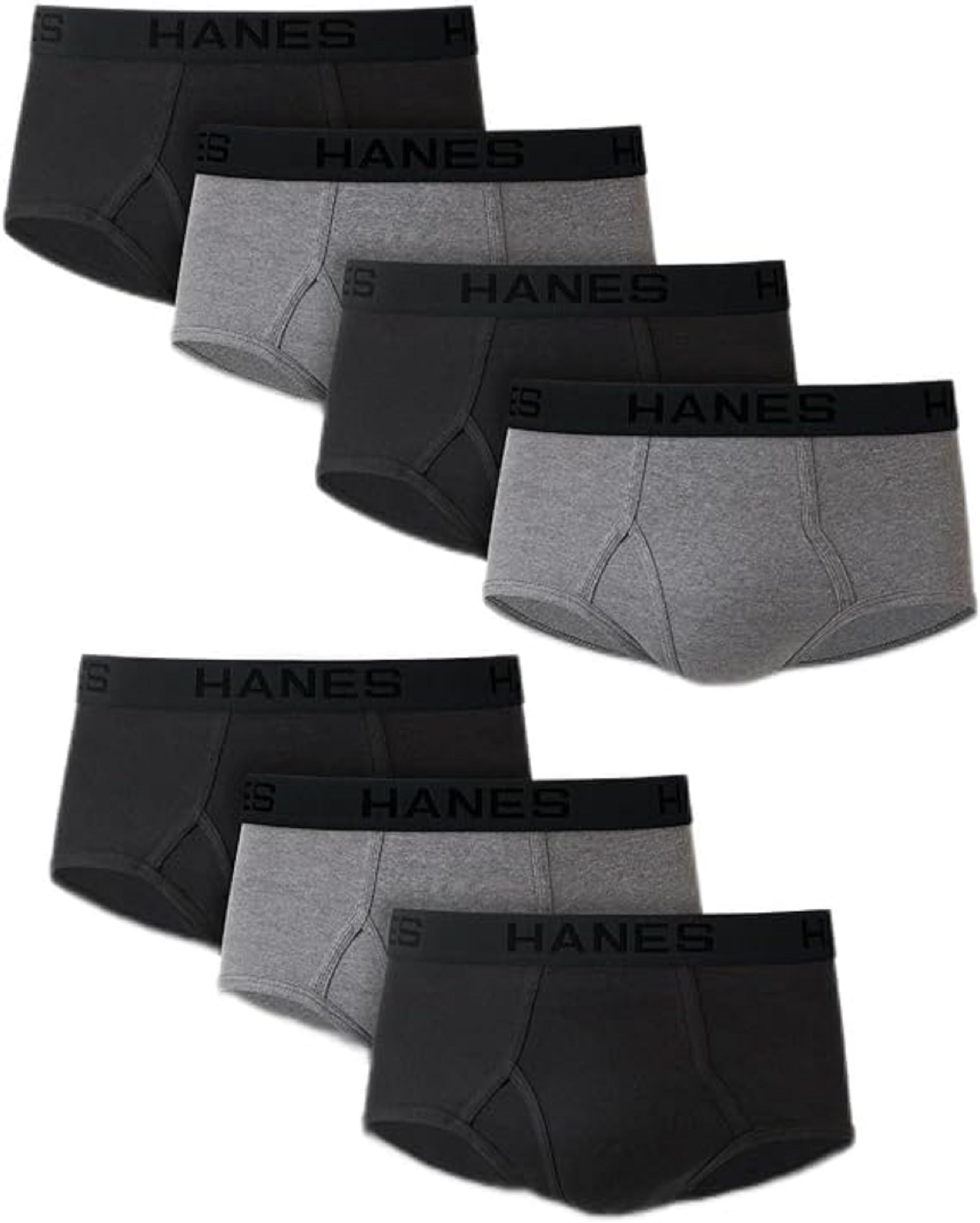 Amazon.com: Hanes Men's Ultimate Briefs 7 Pack, Black/Grey 7-pack
